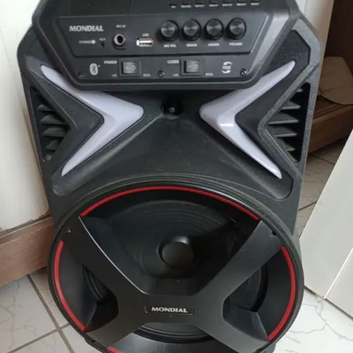 Caixa de Som Amplificada Mondial CM-400 400W Bluetooth USB