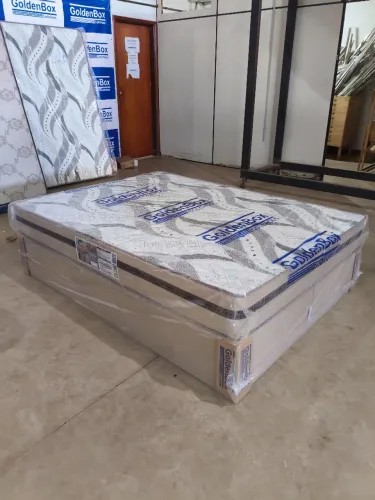 Cama casal com colchão d33 molas ensacadas
