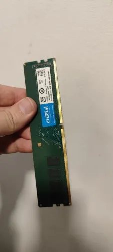 Memória ram ddr4 8gb 2666 crucial funcionando 100%