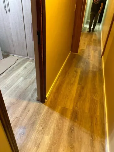Instalação de vinílico, rodapé 