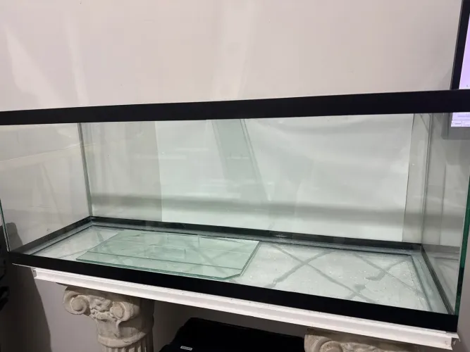 Aquário de 1 metro novo vidro com travas e tampas