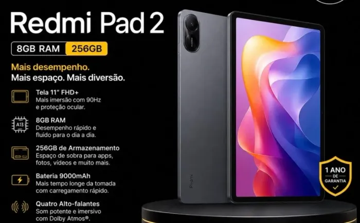 Tablet Redmi Pad 2 8 ram/256 gbz