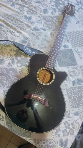 Takamine Japonês EF-291ME Preamp DSP-AD1