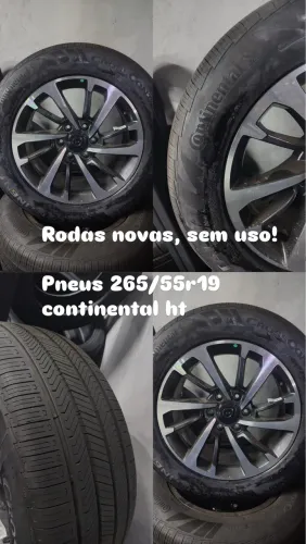 RODAS E PNEUS NOVO, NUNCA USADA!