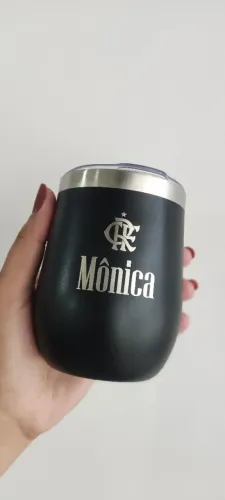 Copo térmico personalizado com gravação a laser 