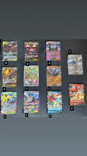 Cartas Pokémon em excelente estado , preços a negociar no privado