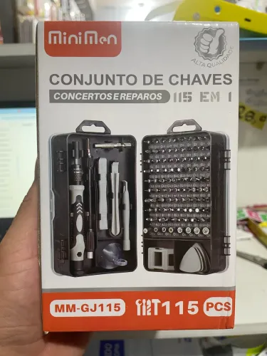 Conjunto de chaves 115 em 1 ideal para várias ocasiões