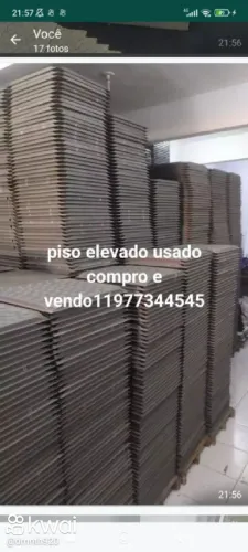  venda e remoção de piso elevado e carpete 