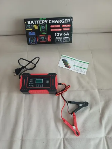 Carregador de bateria Davely 6A para carro, moto, caminhão... ler anúncio