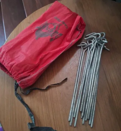 Kit 14 Estacas com Gancho Camping