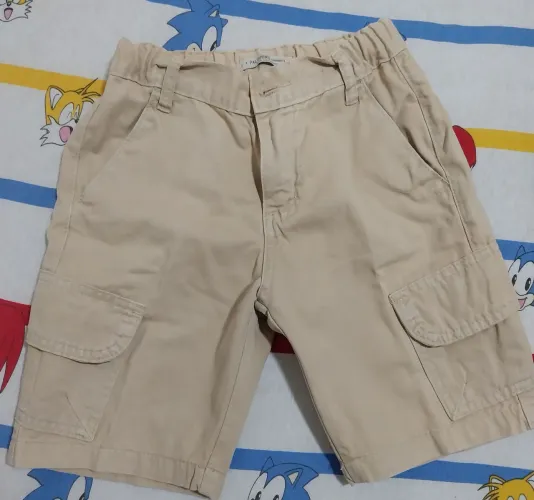Bermuda infantil de tecido Tam: 8anos
