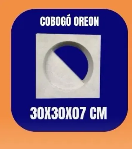 Cobogó oreon 30x30x7