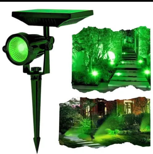 LED solar verde de Jardim 