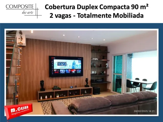 Cobertura Duplex, 90 m² 1 suite, Jardim Anália Franco - São Paulo