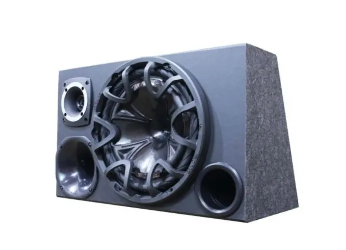 Caixa Trio Bravox 12 Subwoofer Driver Tweeter Automotiva