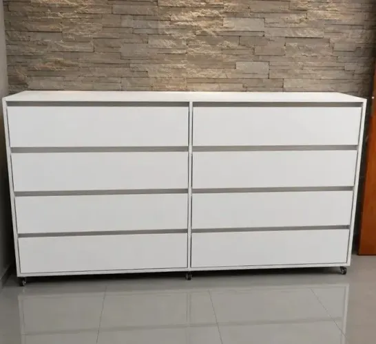 Cômoda L 2.00 M Com Rodízio