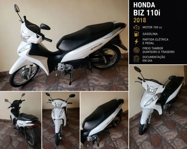 Honda Biz 110i 2018 - Muito Conservada | Documentação em Dia
