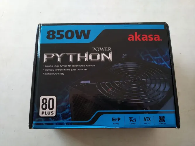 Fonte akasa python 850w real