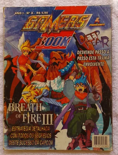 Revista game book Breath of fire 3