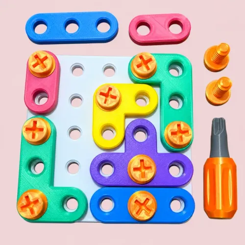 Produto Impressão 3d jogo de parafusos