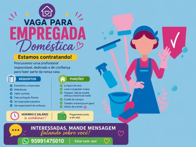 Preciso de doméstica