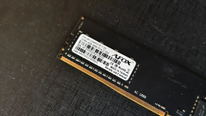Memória DDR4 4gb 2666mhz AFox