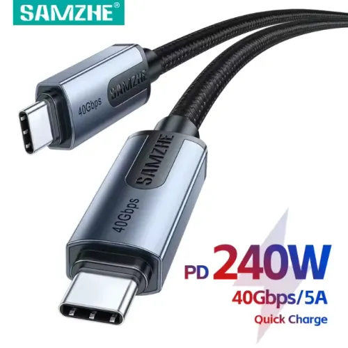 Cabo SAMZHE 100W  40Gbps / 5A 