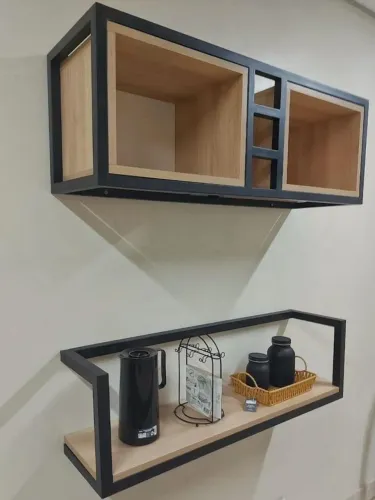 Kit Prateleiras Aéreas Estilo Industrial