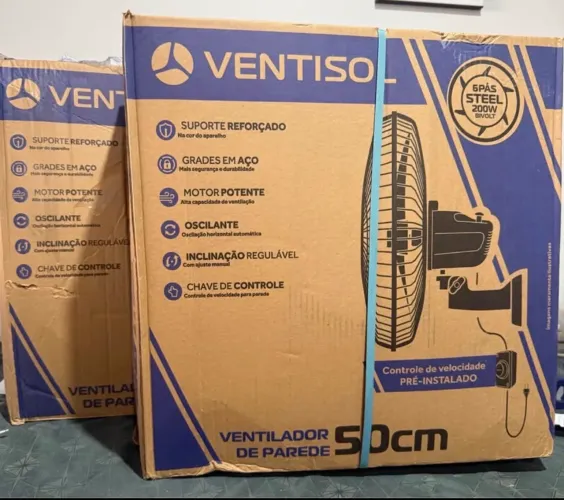 Ventilador Ventisol 200w 50cm Novo/Lacrado