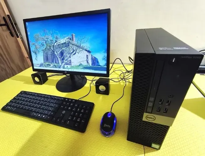 Pc Dell Intel Core i3-6100 Placa Vídeo GT 730 4gb Ssd 240gb 12gb Ram Tela 22