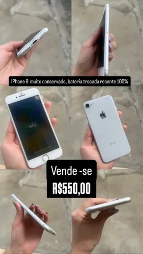 iPhone 8 em ótimo estado de conservação