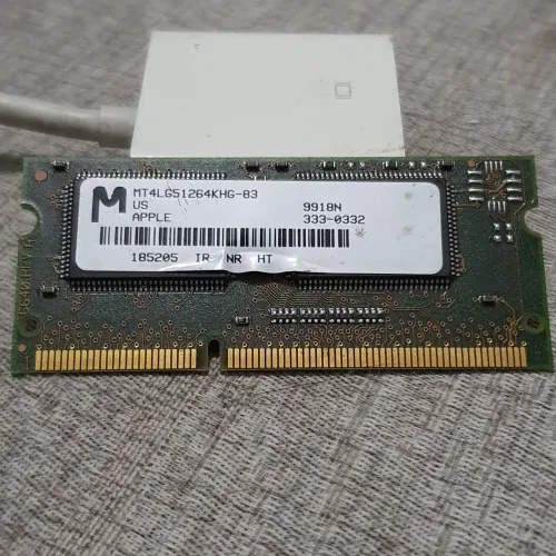 RAM 512MB DDR PC2700 Micron pra PowerBook G4 / iBook G4 - Rara e top!