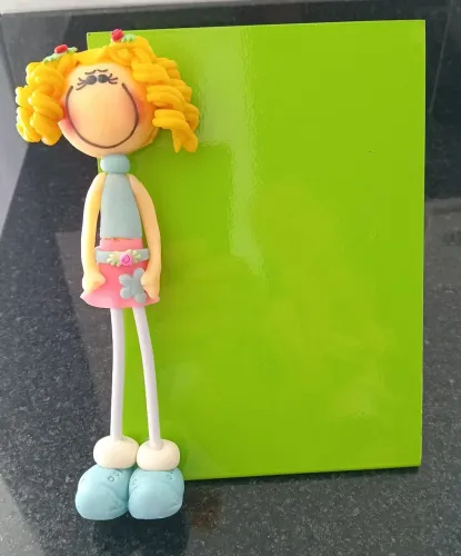 Porta-recados Com Boneca