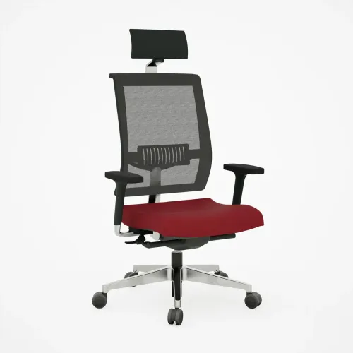 Cadeira Premier Shift Presidente Base aluminio