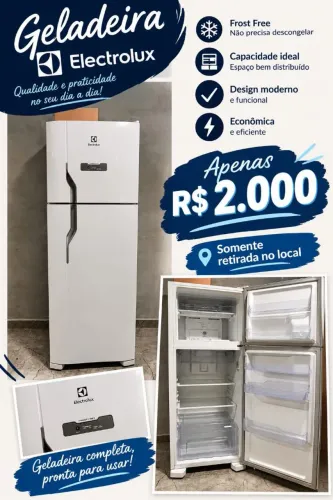 Geladeira eletrolux