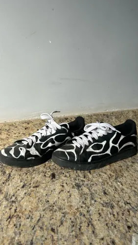 Adidas advantage 2.0 preto customizado