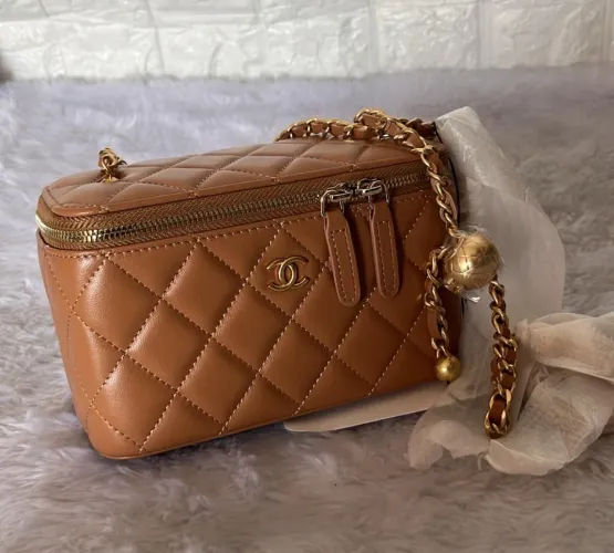 Bolsa Chanel Baú original caramelo