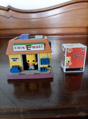 Funko Pop Simpsons Bart E Kwik-e-mart 11659 Bitty Pop!