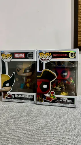 Funko Pop Deadpool #1493 + Wolverine/Logan #1433