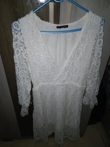 Vestido de renda branco 70 reais 