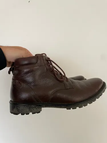 BOTA MASCULINA COURO FERRACINI MARROM - T40
