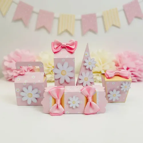 KIT JARDIM DAS MARGARIDAS PERSONALIZADOS PARA FESTA INFANTIL