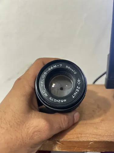 Lente Helios 58mm f2 + adaptador para sony