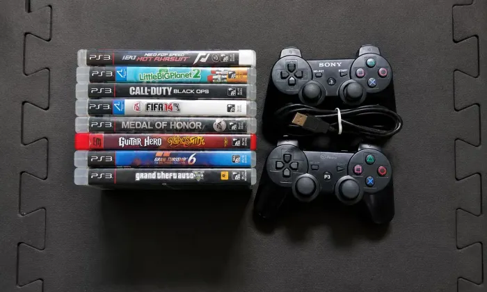 Lote PS3: 9 Jogos + 2 Controles Funcionando
