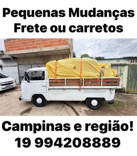 Mudanças e Carretos em Campinas | Pequenas Mudanças com Cuidado