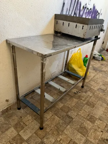 Bancada de inox e chapa