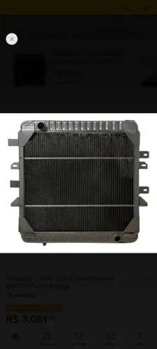 Vendo radiador e intercooler MB 914 original mb