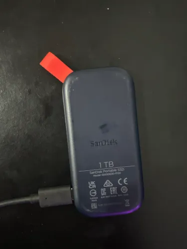 SSD Externo SanDisk 1TB USB 3.0 Original - Alta Velocidade