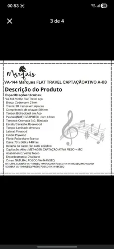Violao flat marques va144