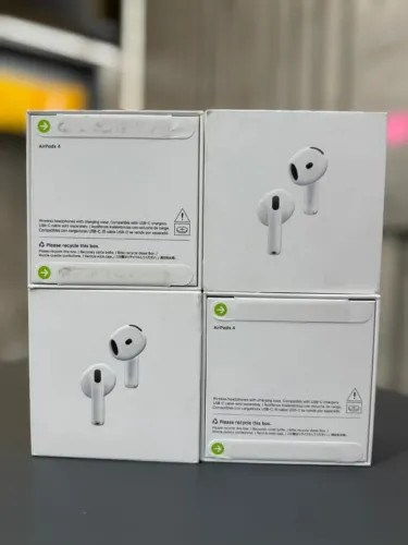 Fone Bluetooth Apple - AirPods 4 com Chip H2 ( Sem Cancelamento de ruído)